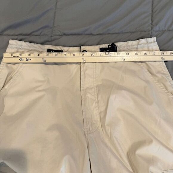 PACO Vintage Y2K Convertible Cargo Pants / Shorts Beige Zip Off Size 36 x 34 - Picture 12 of 16